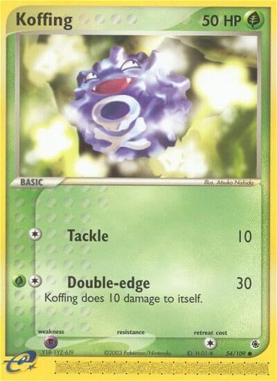 Image for Koffing (54/109) (RS) - Pokemon
