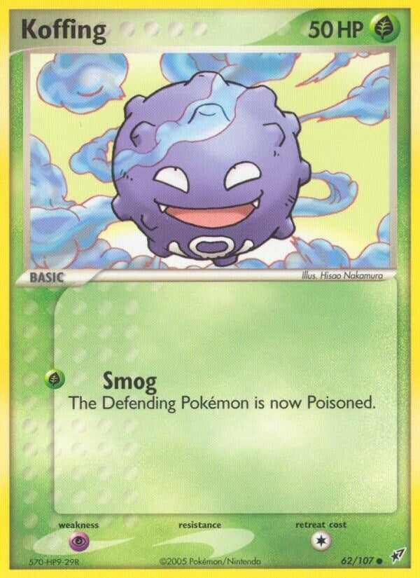 Image for Koffing (62/107) (DX) - Pokemon