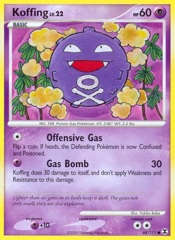 Image for Koffing (68/111) (RR) - Pokemon