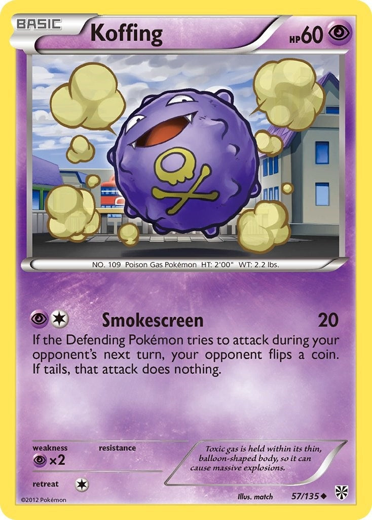 Image for Koffing (57) (57/135) (PLS) - Pokemon