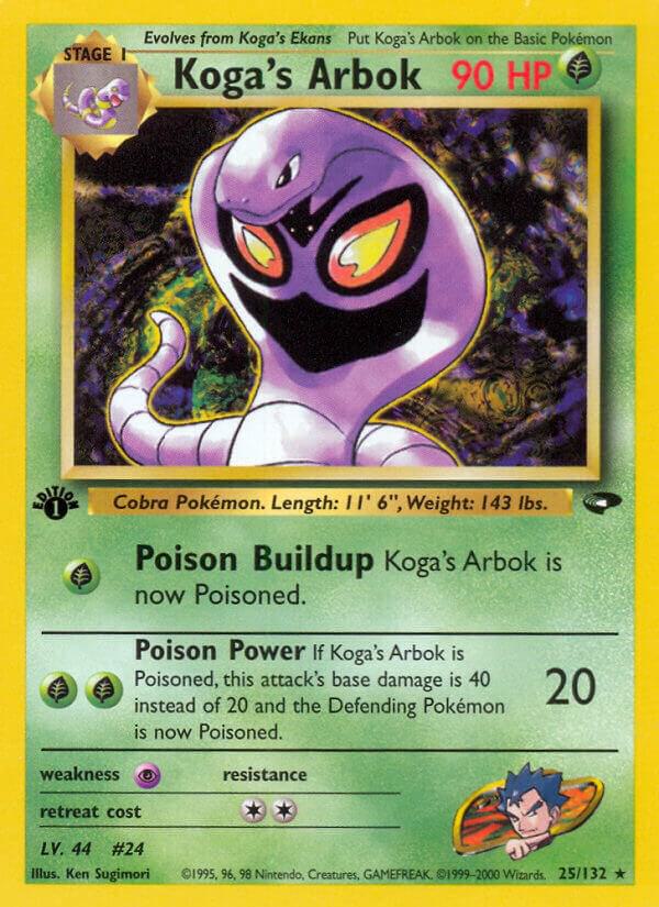 Image for Koga's Arbok (025/132) (G2) - Pokemon