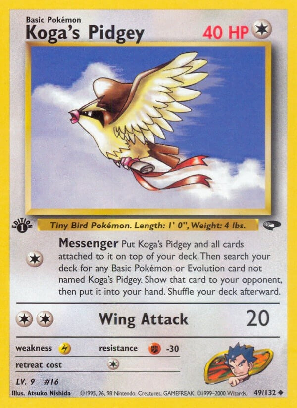Image for Koga's Pidgey (49) (049/132) (G2) - Pokemon