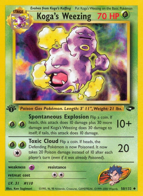 Image for Koga's Weezing (050/132) (G2) - Pokemon
