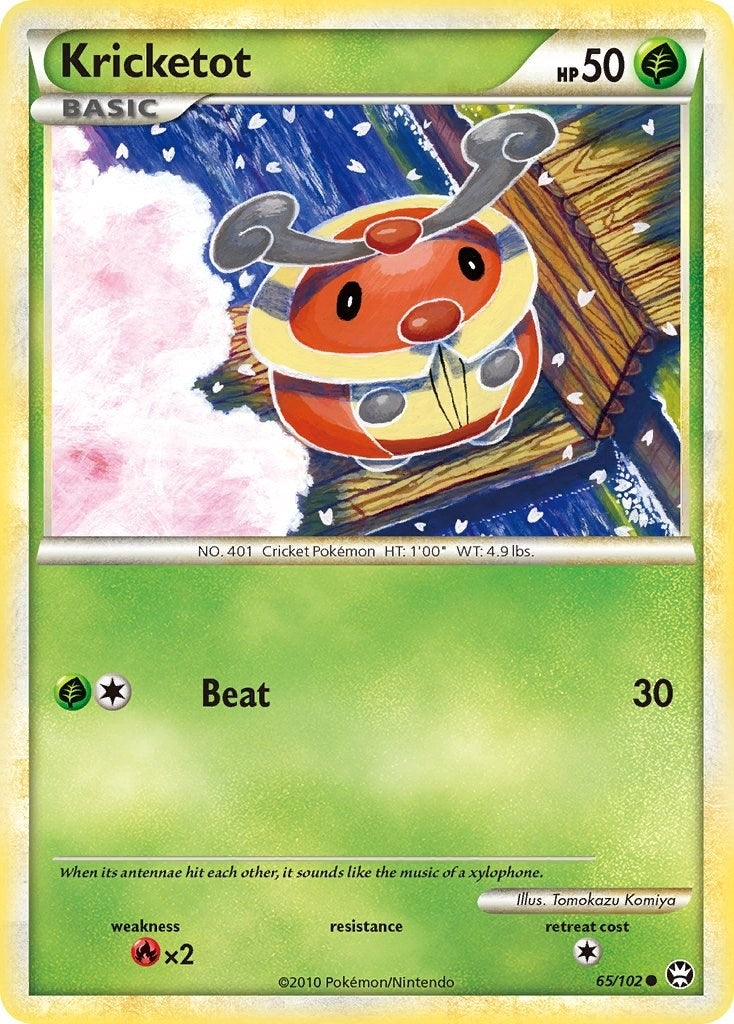Image for Kricketot (65/102) (TM) - Pokemon
