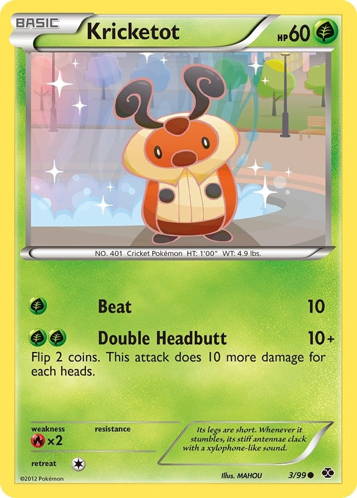 Image for Kricketot (3/99) (NXD) - Pokemon