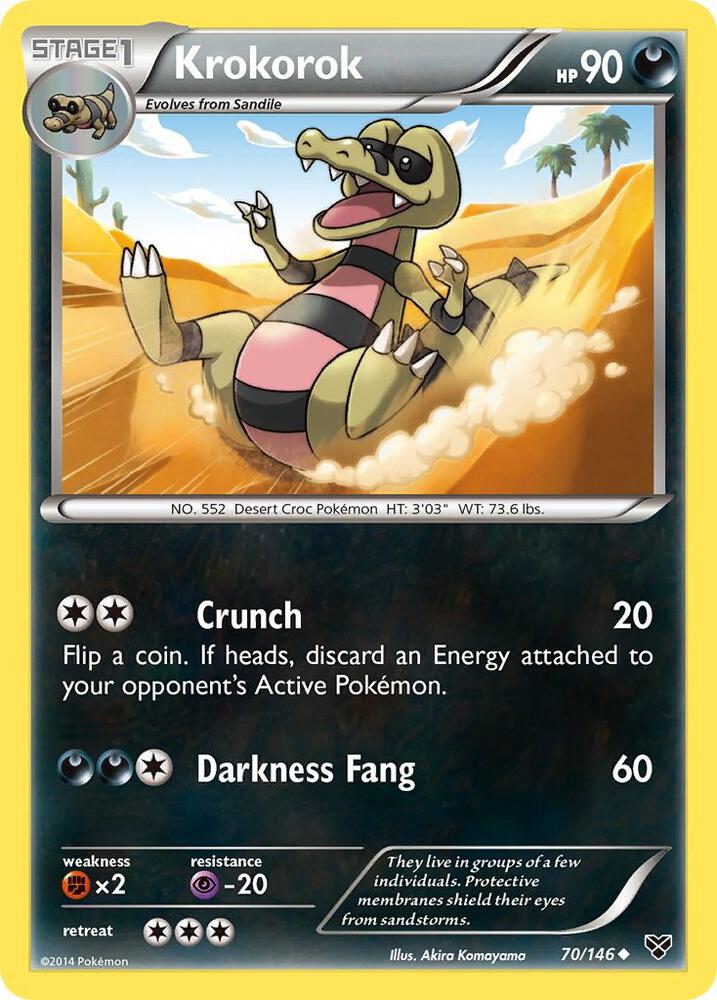 Image for Krokorok (70/146) (XY) - Pokemon