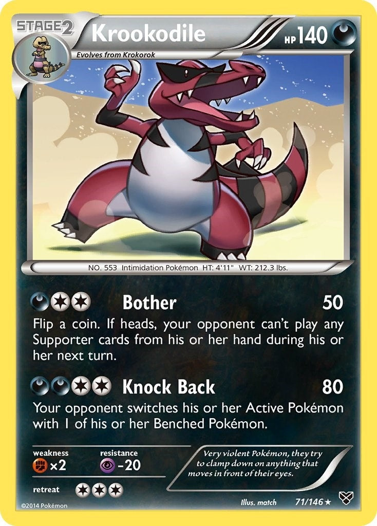 Image for Krookodile (71/146) (XY) - Pokemon
