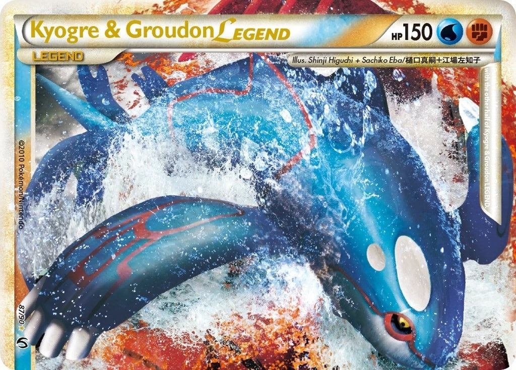 Image for Kyogre & Groudon Legend (Top) (87/90) (UD) - Pokemon