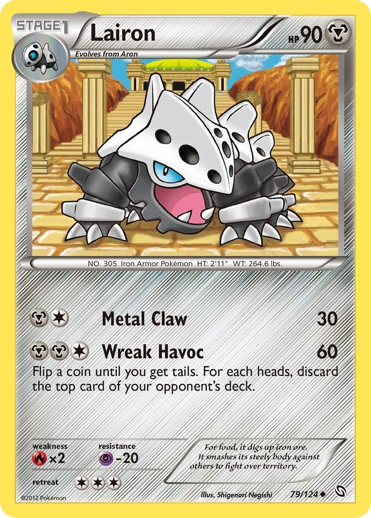 Image for Lairon (79/124) (DRX) - Pokemon