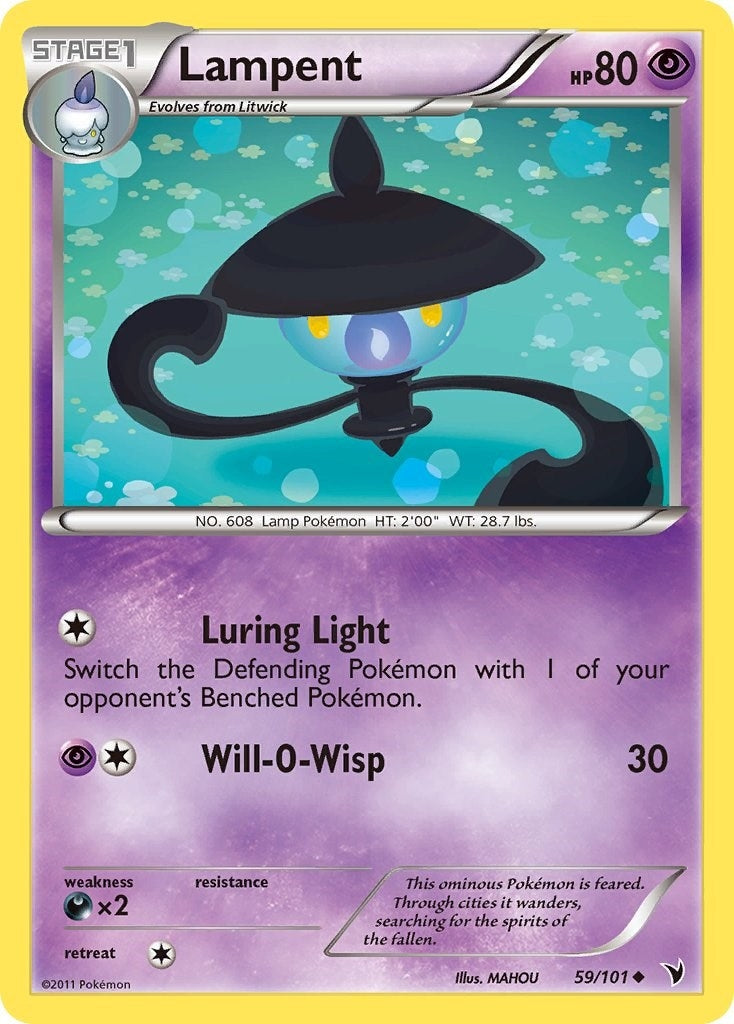 Image for Lampent (59/101) (NVI) - Pokemon