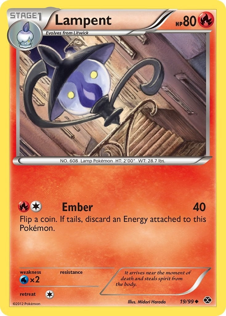 Image for Lampent (19/99) (NXD) - Pokemon