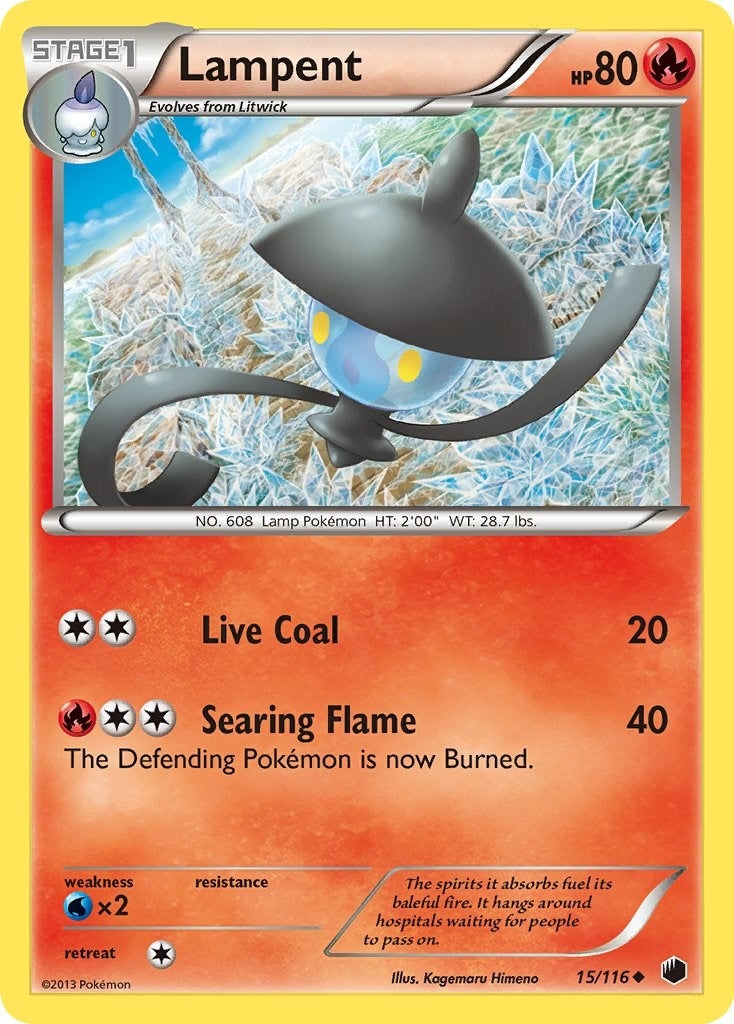 Image for Lampent (15/116) (PLF) - Pokemon