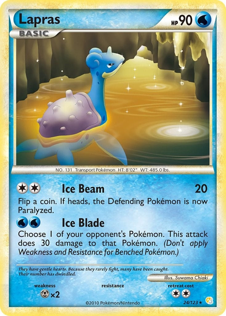 Image for Lapras (24/123) (HS) - Pokemon