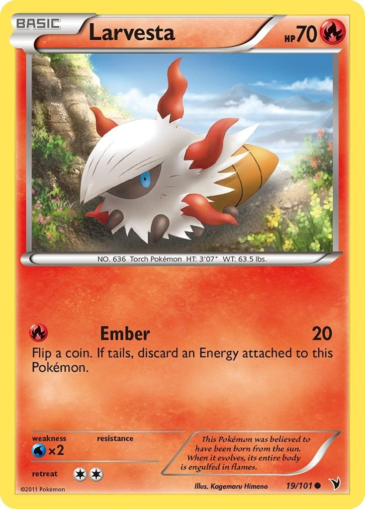 Image for Larvesta (19) (19/101) (NVI) - Pokemon