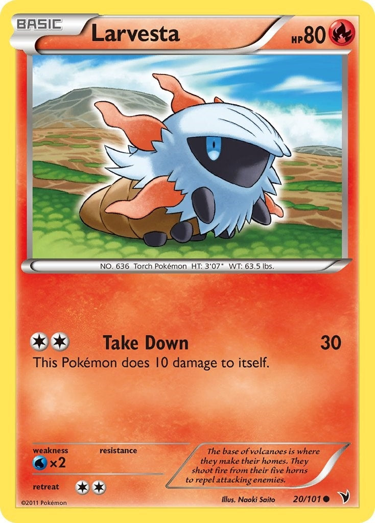 Image for Larvesta (20) (20/101) (NVI) - Pokemon