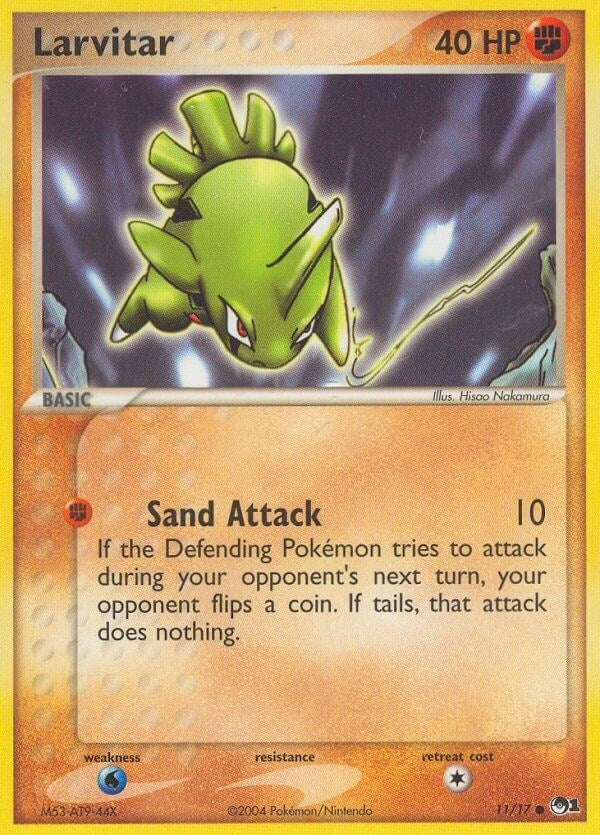 Image for Larvitar (011/017) (POP) - Pokemon