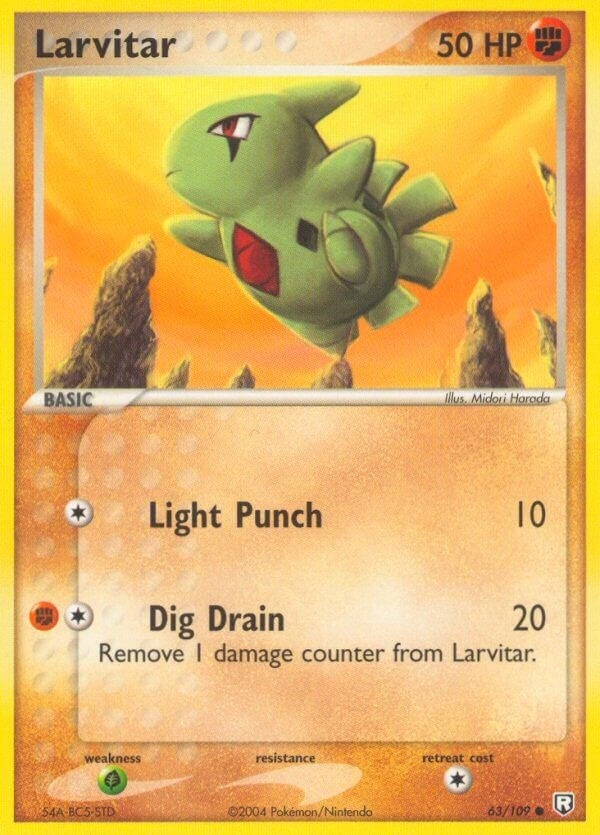 Image for Larvitar (63/109) (RR) - Pokemon