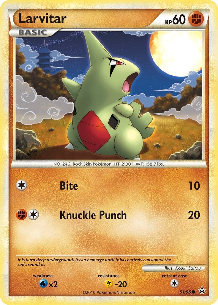 Image for Larvitar (51) (51/95) (UL) - Pokemon