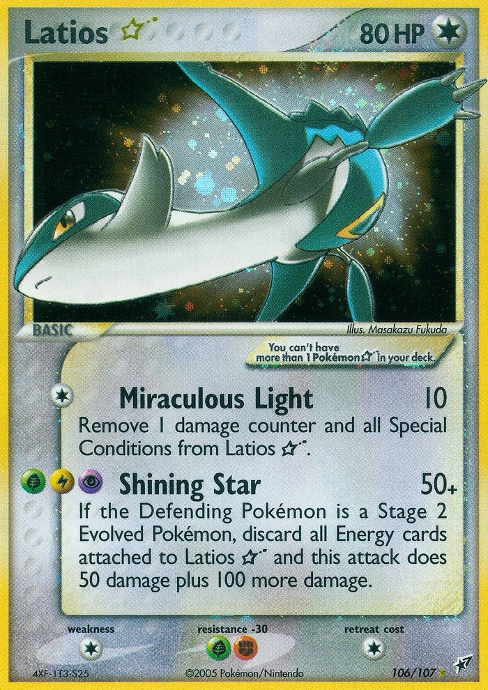 Image for Latios Star (106/107) (DX) - Pokemon