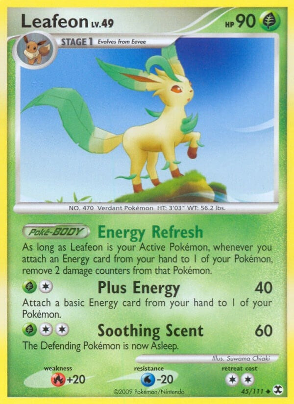 Image for Leafeon (45/111) (RR) - Pokemon
