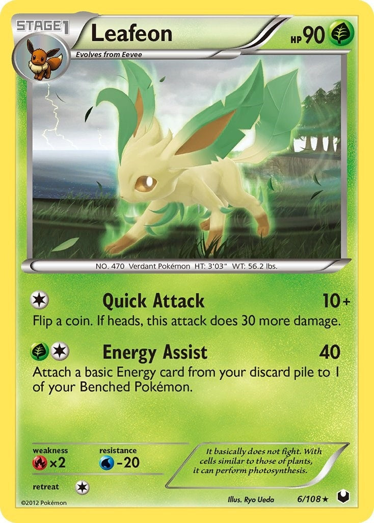 Image for Leafeon (6/108) (DEX) - Pokemon
