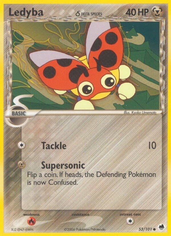 Image for Ledyba (Delta Species) (53/101) (DF) - Pokemon