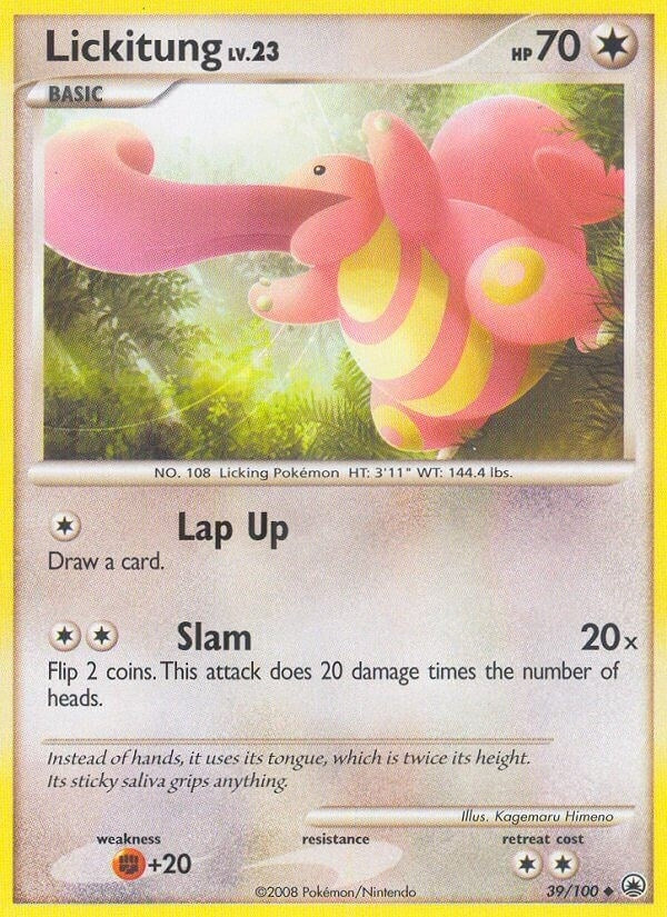 Image for Lickitung (39/100) (MD) - Pokemon