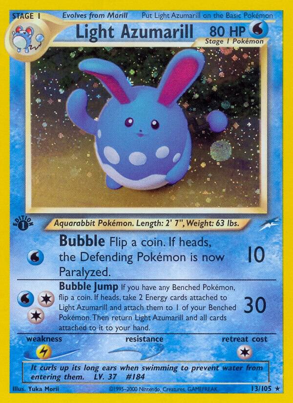 Image for Light Azumarill (013/105) (N4) - Pokemon