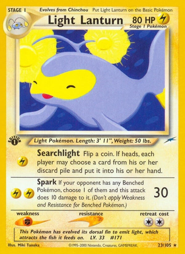 Image for Light Lanturn (023/105) (N4) - Pokemon