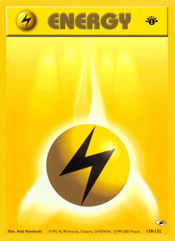 Image for Lightning Energy (130/132) (G1) - Pokemon