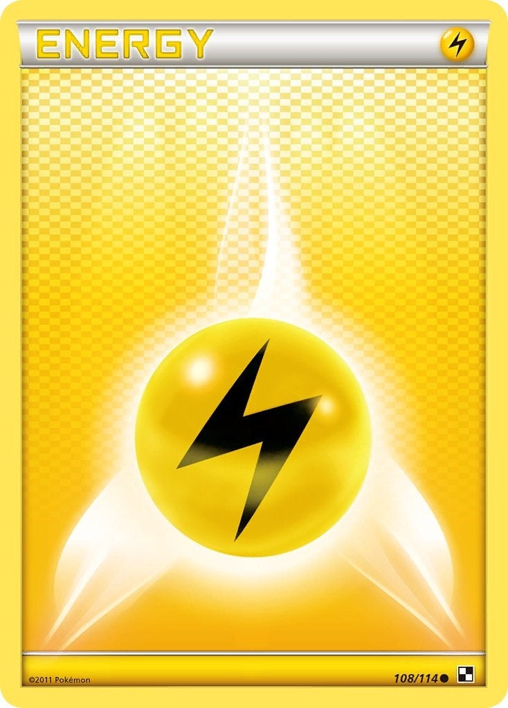 Image for Lightning Energy (108/114) (BLW) - Pokemon