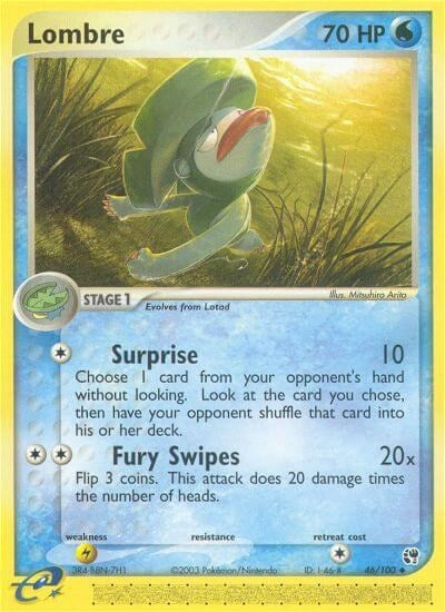 Image for Lombre (46/100) (SS) - Pokemon