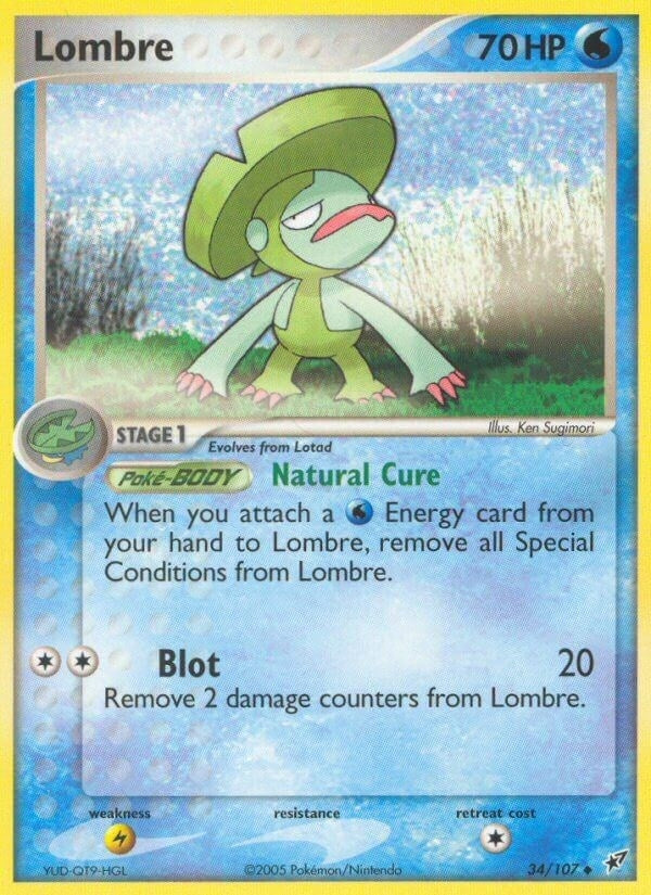 Image for Lombre (34/107) (DX) - Pokemon