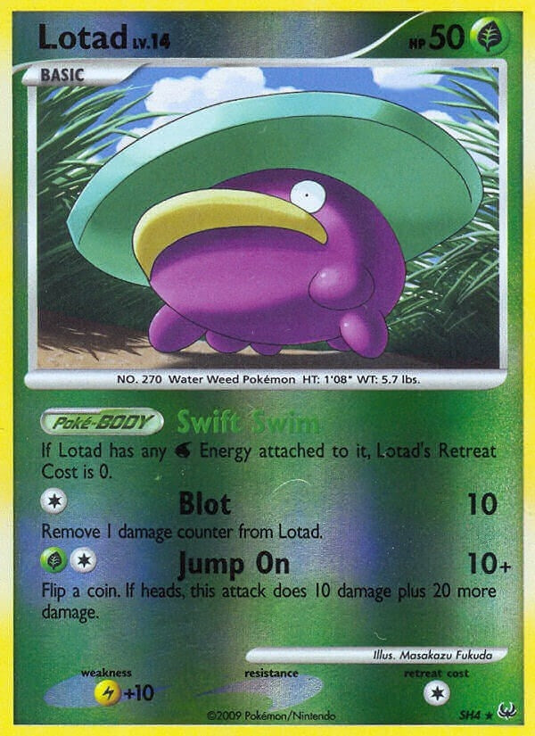 Image for Lotad (Shiny) (SH4) (PL) - Pokemon