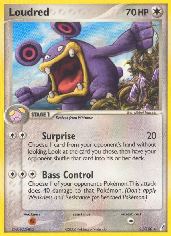 Image for Loudred (23/100) (CG) - Pokemon