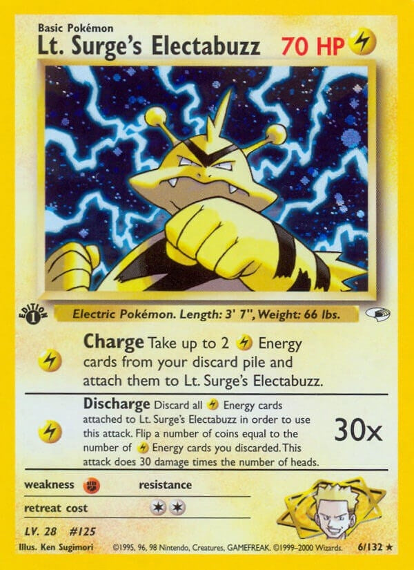 Image for Lt. Surge's Electabuzz (6) (006/132) (G1) - Pokemon