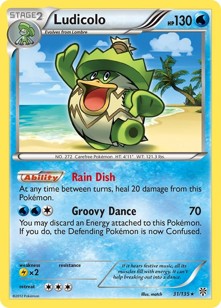 Image for Ludicolo (31/135) (PLS) - Pokemon