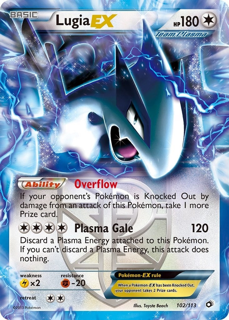 Image for Lugia EX (Team Plasma) (102/113) (LTR) - Pokemon
