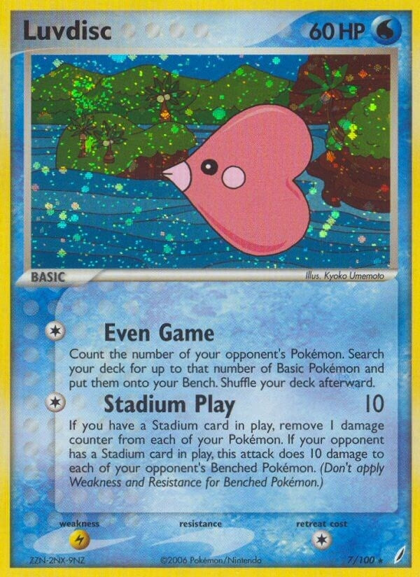 Image for Luvdisc (7/100) (CG) - Pokemon