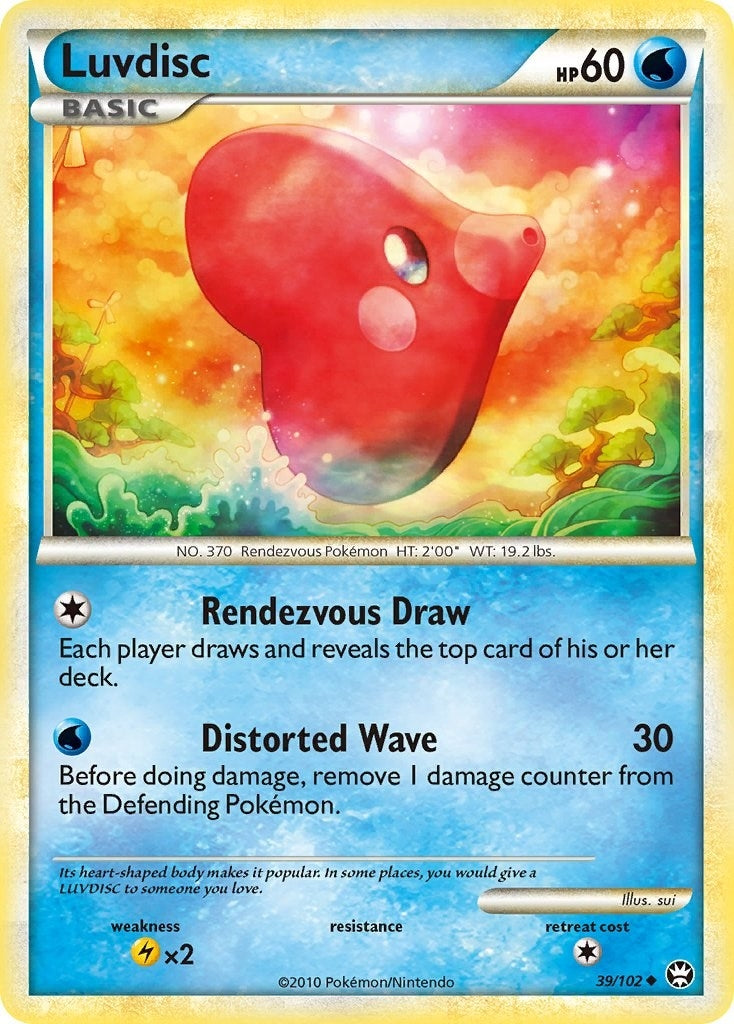 Image for Luvdisc (39/102) (TM) - Pokemon