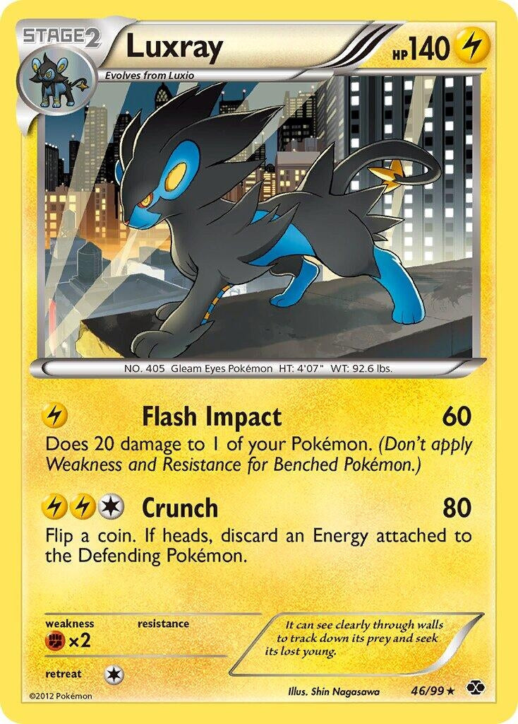 Image for Luxray - 46/99 (Non-Holo) (046/099) (PR) - Pokemon