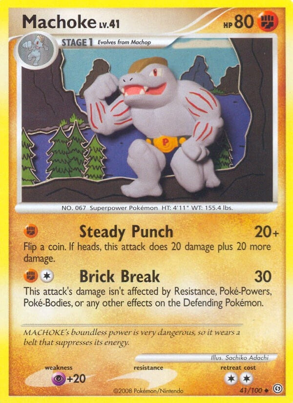 Image for Machoke (41/100) (SF) - Pokemon