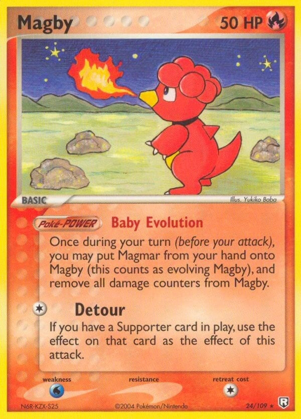 Image for Magby (24/109) (RR) - Pokemon