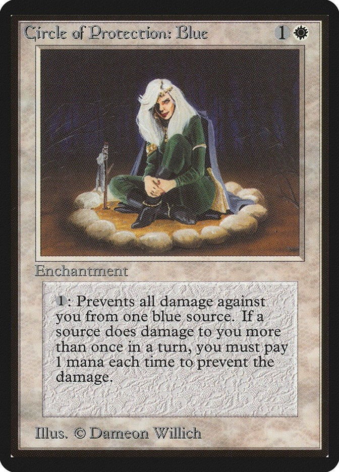 Image for Circle of Protection: Blue - Magic: The Gathering