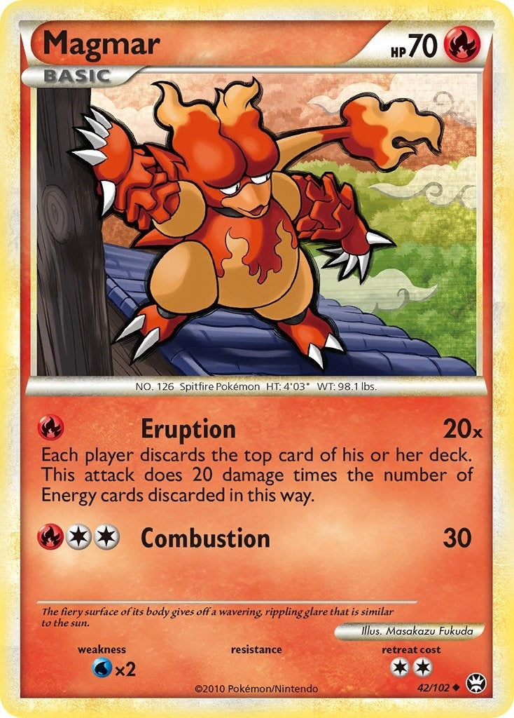 Image for Magmar (42/102) (TM) - Pokemon