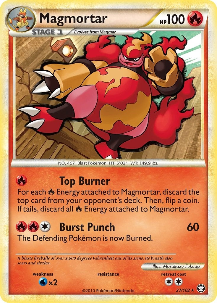 Image for Magmortar (27/102) (TM) - Pokemon