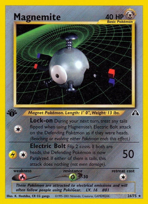 Image for Magnemite (26) (26) (N2) - Pokemon