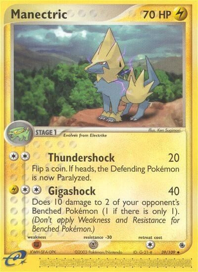 Image for Manectric (39/109) (RS) - Pokemon