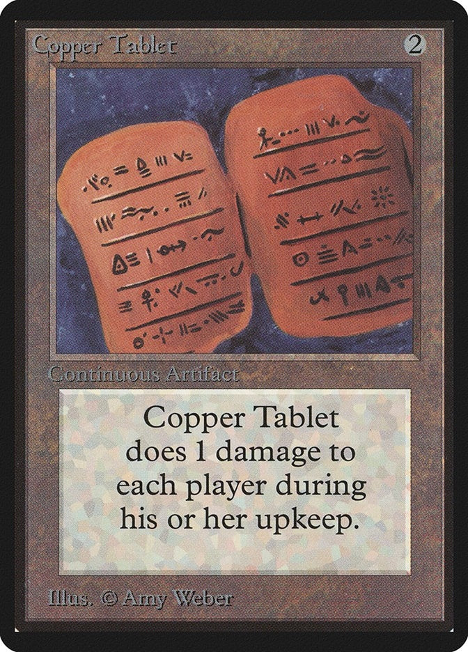 Image for Copper Tablet - Magic: The Gathering
