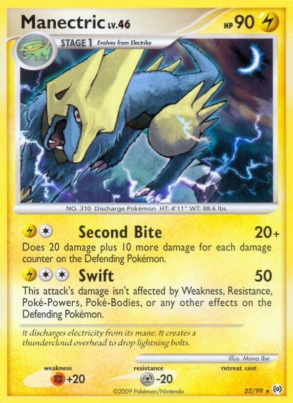 Image for Manectric (22) (22/99) (AR) - Pokemon